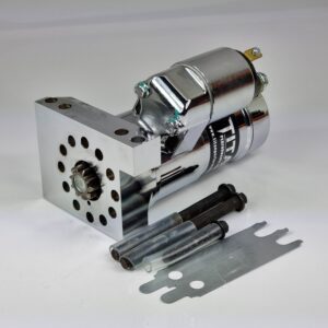 #22 Chevrolet Small & Big Block 153 & 168 Tooth Flywheel Hitachi 1.4kw  Planetary-Geared Starter Motor. Show-Quality Chrome Finish TS-1309C
